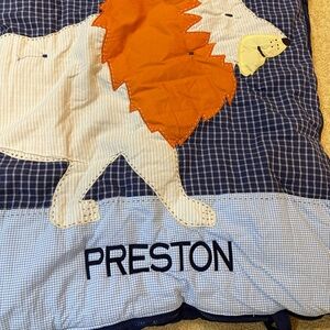 Sleeping Bag Pottery Barn Kids Plaid Fabric